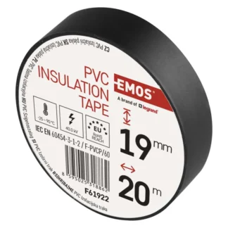 Banda izolatoare PVC 19mm/20m | neagra